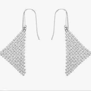 Swarovski Chandelier Dangle Earrings White Crystal Small